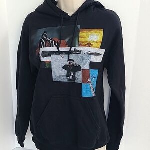 NWOT Woman's Miguel War & Leisure Tour 2018 Double Sided Hoodie